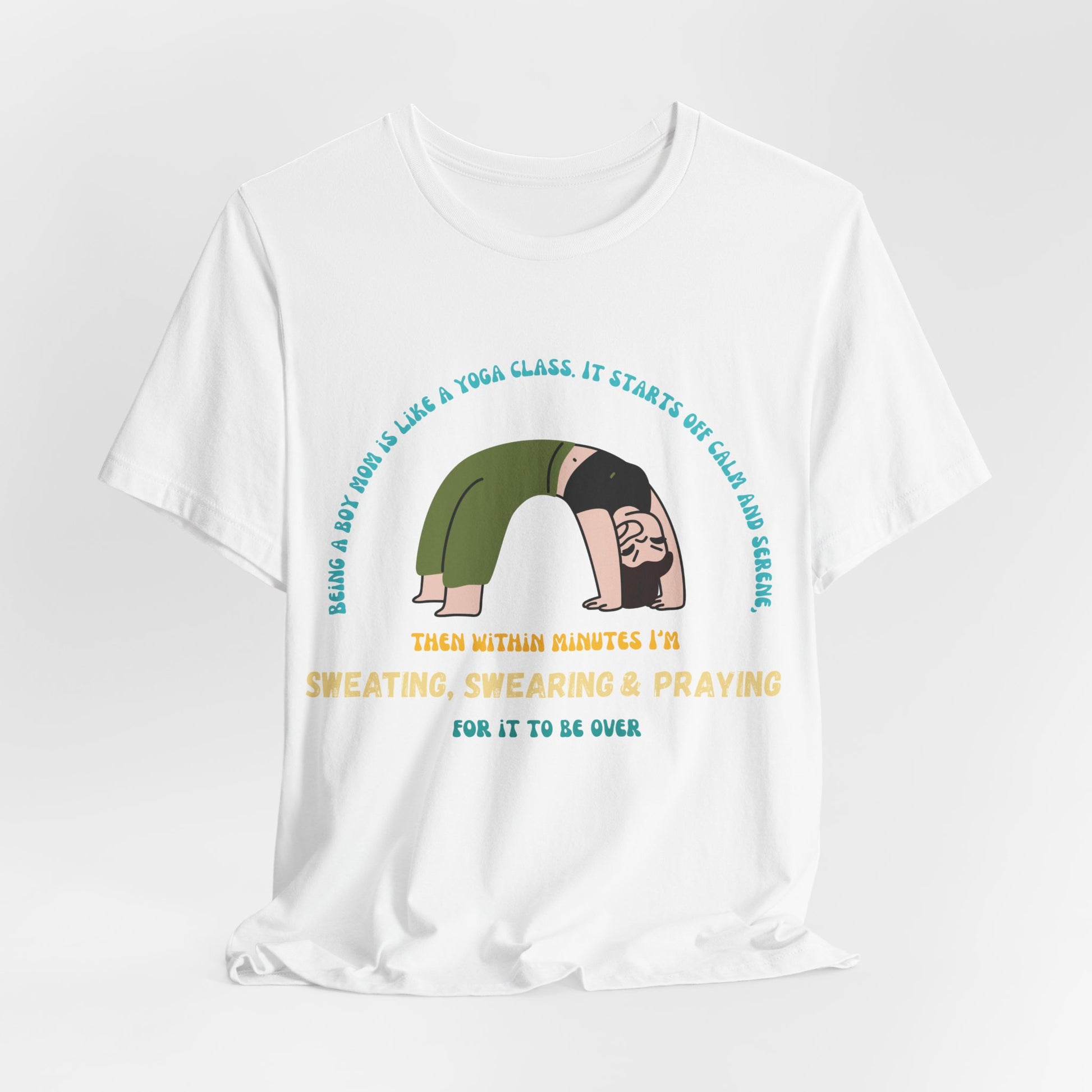 Boy Mom Tee, Casual Unisex T-Shirt for Mother's Day, Gift for Mom, Family, Comfortable Everyday Wear, Funny TShirt, Yoga Shirt,Inappropriate