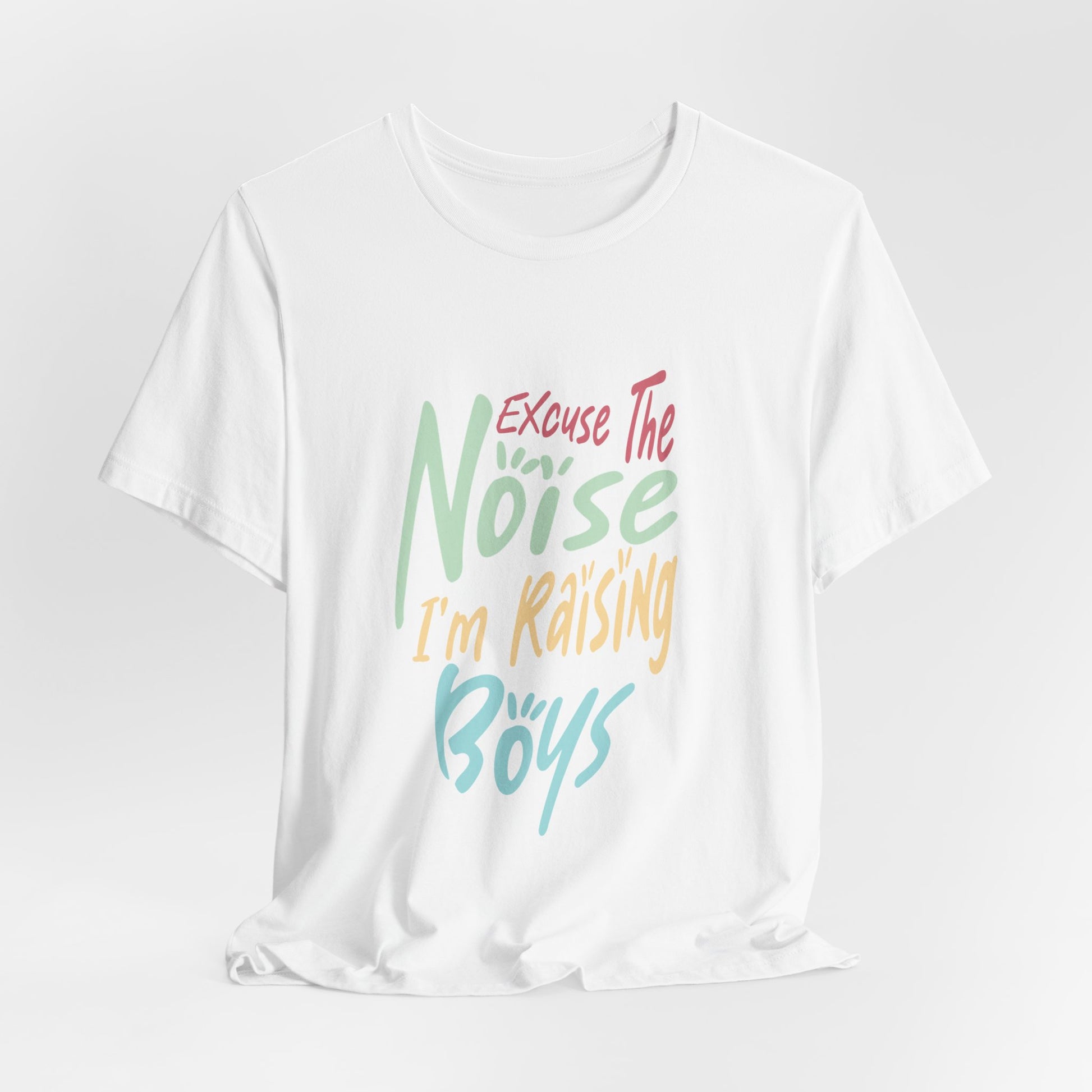 Boy Mom Tee, Casual Unisex T-Shirt for Mother's Day, Gift for Mom, Family, Cute Mom Shirt, Comfortable Everyday Wear, Funny TShirt, tshirt