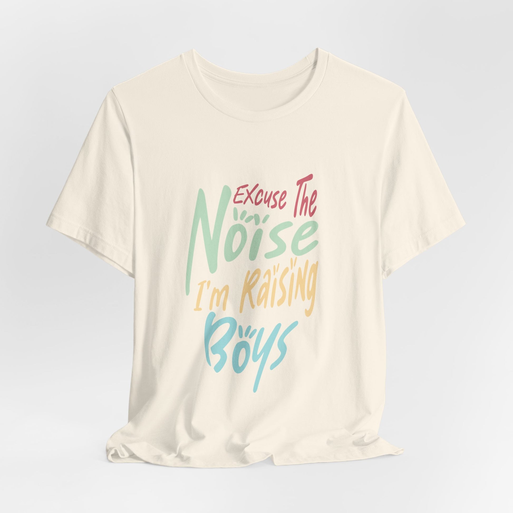 Boy Mom Tee, Casual Unisex T-Shirt for Mother's Day, Gift for Mom, Family, Cute Mom Shirt, Comfortable Everyday Wear, Funny TShirt, tshirt