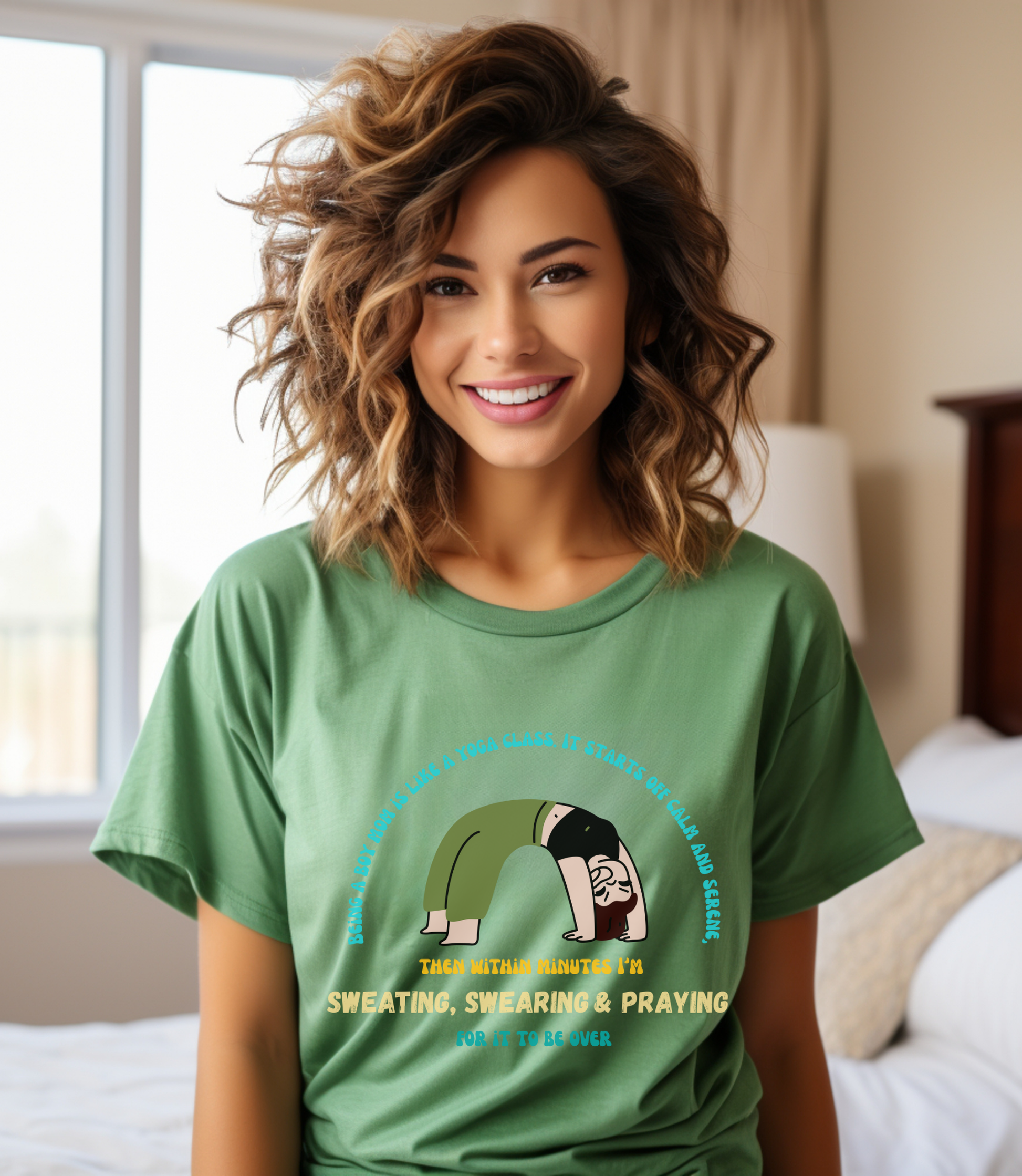 Boy Mom Tee, Casual Unisex T-Shirt for Mother's Day, Gift for Mom, Family, Comfortable Everyday Wear, Funny TShirt, Yoga Shirt,Inappropriate