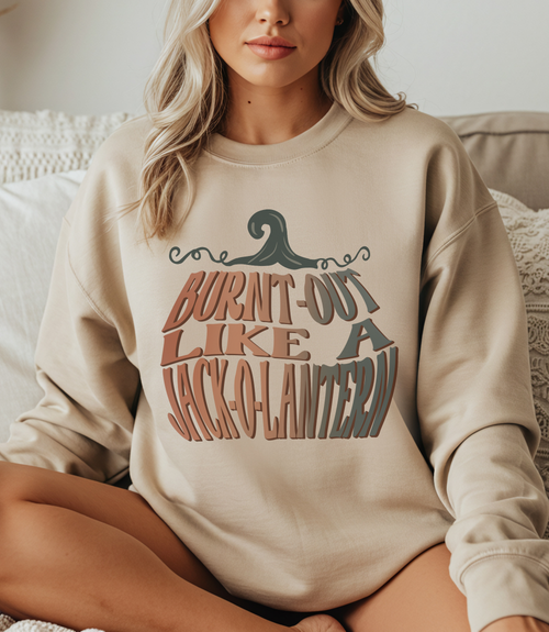 Burnt-Out Like a Jack-o’-Lantern – Spooky Season Mom Burnout Tee