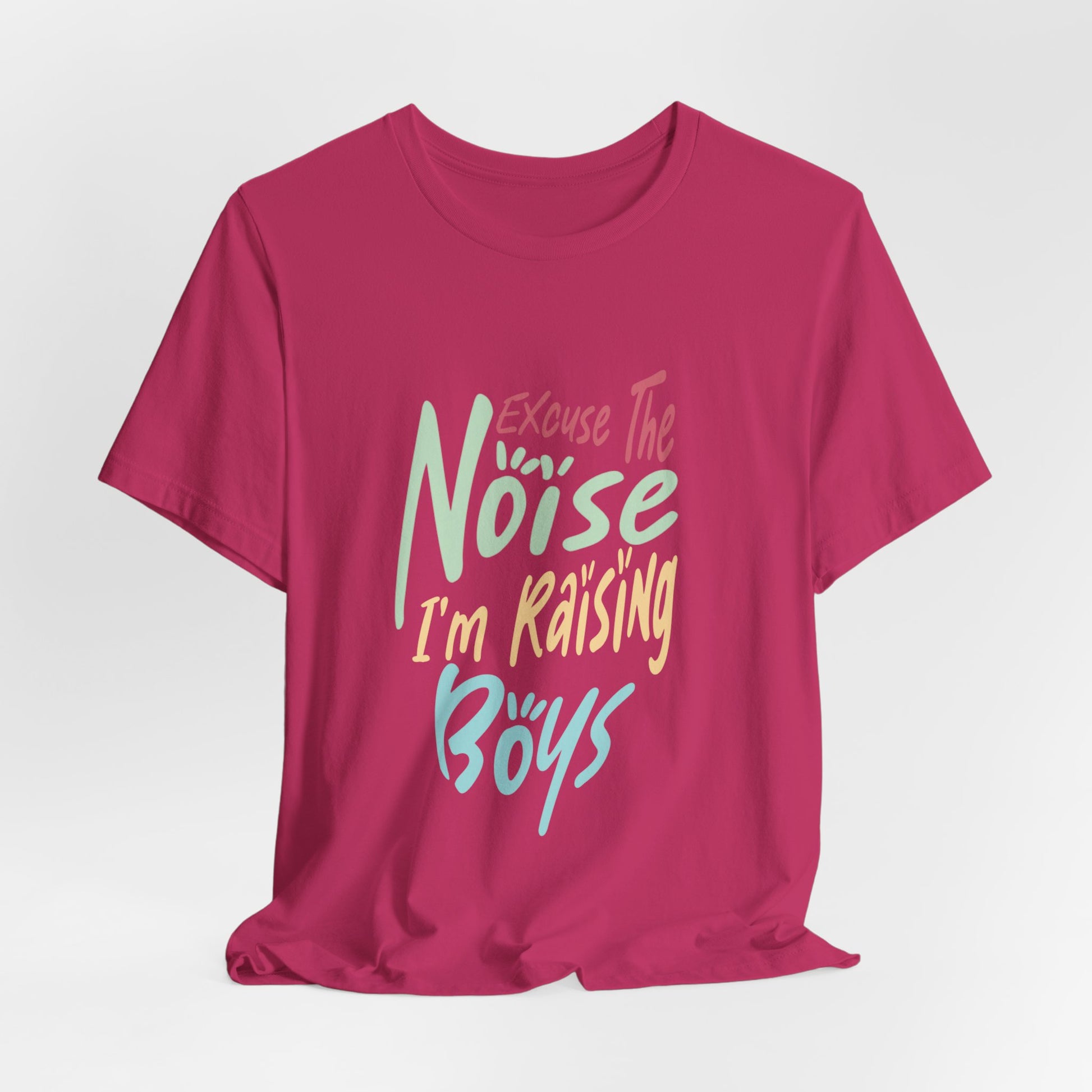 Boy Mom Tee, Casual Unisex T-Shirt for Mother's Day, Gift for Mom, Family, Cute Mom Shirt, Comfortable Everyday Wear, Funny TShirt, tshirt